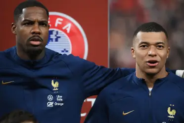 Mbappé sent words of support to his teammate Maignan, after he was racially abused during the match.