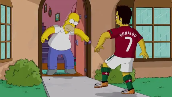 31 years after the first episode of The Simpsons, there were many players of the level of Cristiano Ronaldo, Messi or Neymar who appeared in the Matt Groening series.