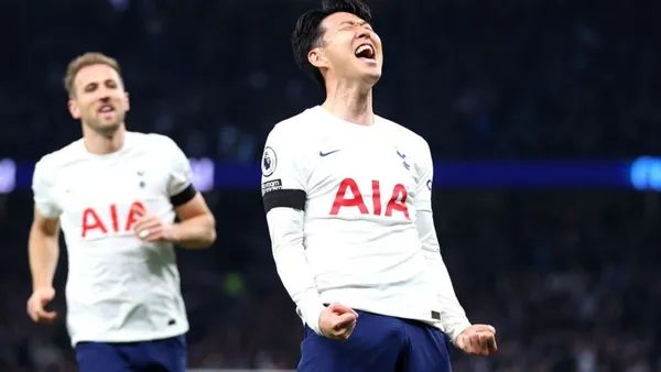 A brace from Heung Min Son, who in both cases made good on an assist from Harry Kane, earned Tottenham a 3-1 win over West Ham on Sunday to overtake Manchester United in the table.