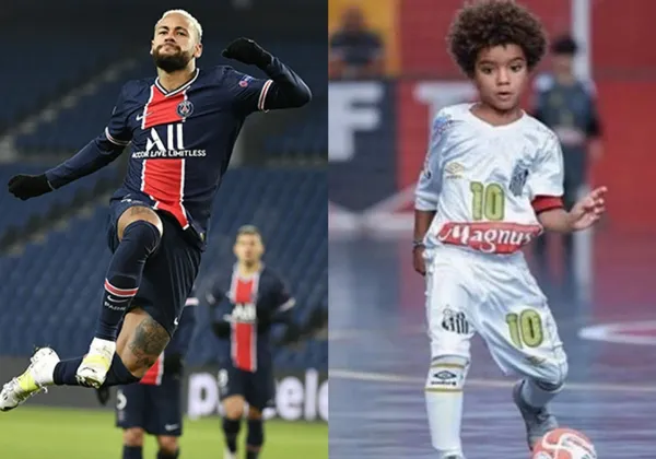 A Brazilian skilled boy aged 8 appeared in Santos and has already signed his first sponsorship.