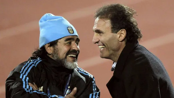 A close friend from the Argentinian legend said goodbye to him after his death.