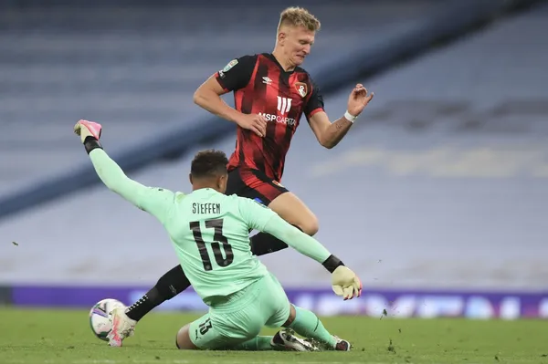 A goalkeeper for the United States National Soccer Team had his first chance at a big group in England.