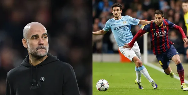 A Manchester City player could leave the team to go to Barcelona because of Guardiola