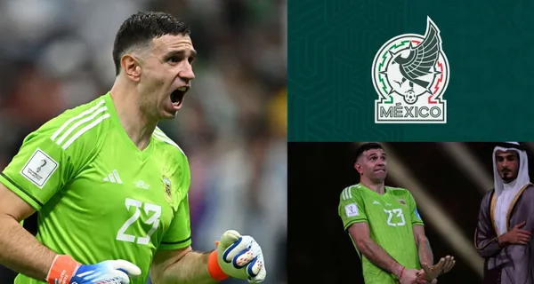 A Mexican player reminded Dibu Martinez that he scored from a penalty kick and this generated controversy