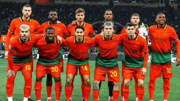 AC Milan starting XI | Photo: @acmilan