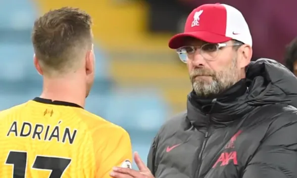 After 7-2 against Aston Villa, goalkeeper Adrian no longer has the confidence of anyone in Liverpool