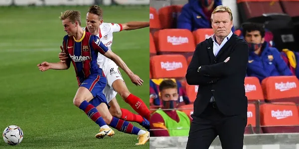 After Barcelona tied against Sevilla in Camp Nou, the Dutch coach pointed the midfielder for his unproductive game.