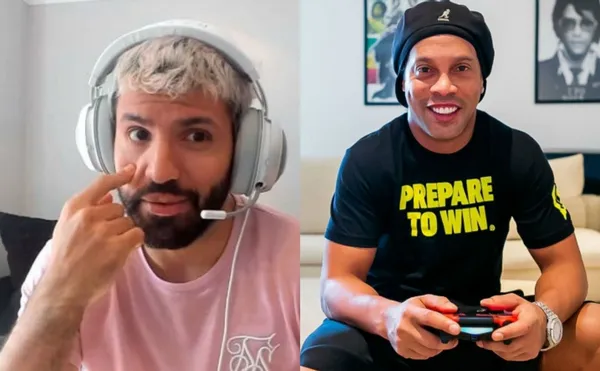 After getting out of jail, Ronaldinho came out champion again and challenges great players like Sergio Agüero or Javier Hernandez