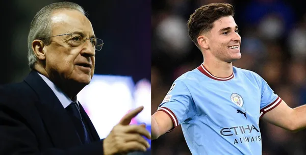 After Julián Álvarez's goal, Florentino Perez would sign him for Real Madrid