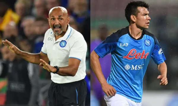 After the AC Milan game, Lozano was caughted in a disagreement with Napoli coaching staff.
