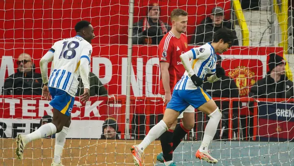 After VAR Heartbreak, Mitoma Secures Victory for Brighton at Old Trafford.