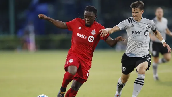 Akinola took the place from Altidore and together with Pozuelo they became the two most dangerous players in the Toronto FC attack.