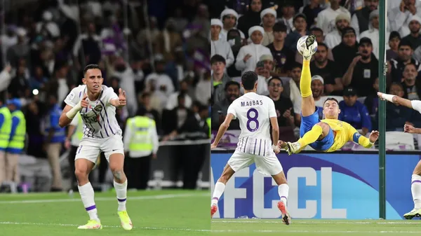 Al Ain defeats Cristiano Ronaldo's Al Nassr in the AFC Champions League.