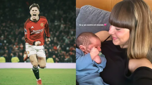 Alejandro Garnacho might have split with his child's mother, Eva Garcia.