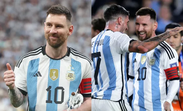 Although Lionel Messi did not play, the gesture he had with his teammates