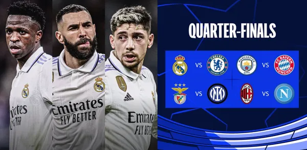 Always interesting to see the results of the UEFA Champions League's draw,