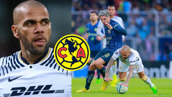 América stood out in the first 45 minutes against Pumas and one player disrespected Dani Alves.