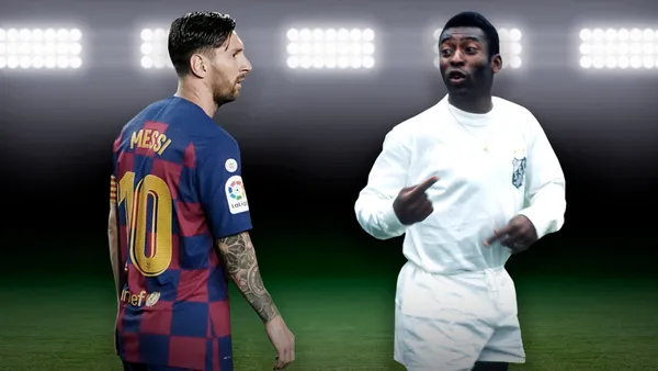 An all-time record Pele had set and held for 46 years is about to be broken by Lionel Messi, and the Brazilian legend made sure Messi knew what was on his mind.