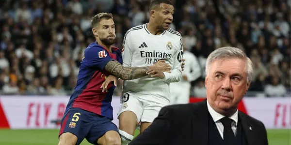 Ancelotti en el Madrid vs Barcelona/FOTO: UEFA