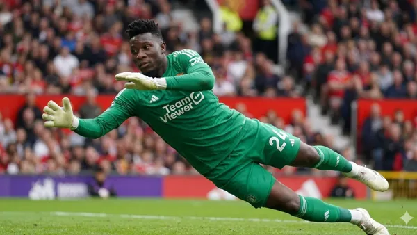 André Onana wants to return to Manchester United the next season and take Senne Lammens's place - Picture created by AI