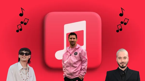 Apple Music reveals Lionel Messi's playlist before Inter Miami games.