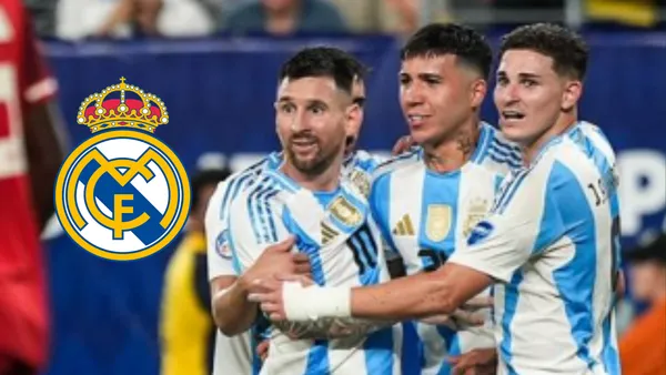 Argentina players. Photo: Messi networks.