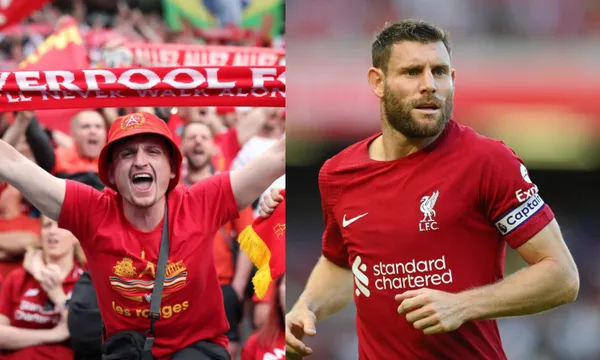 As it is confirmed that James Milner will no longer be at Liverpool FC, this was the fans' reaction at the player's last game