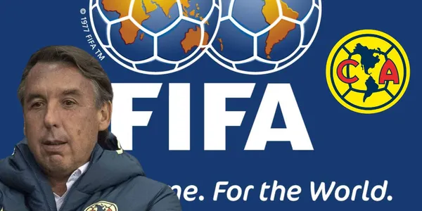 Azcárraga con la FIFA y el escudo de América/FOTO: Código San Luis