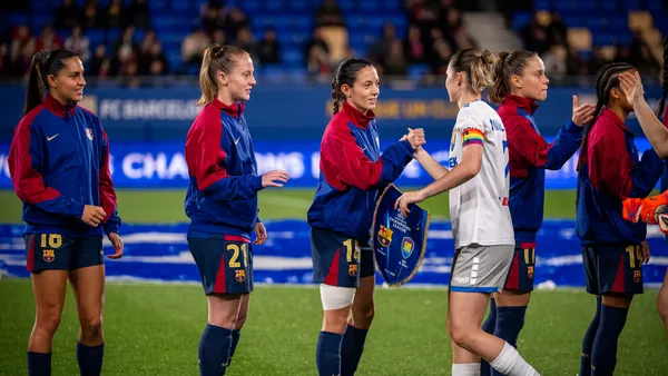 Barcelona (W) vs St. Polten (W) | Photo: @FCBfemeni