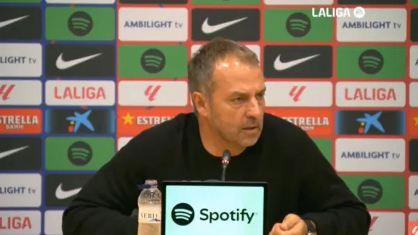 Barcelona's coach referred to the red card he received in the match against Betis.