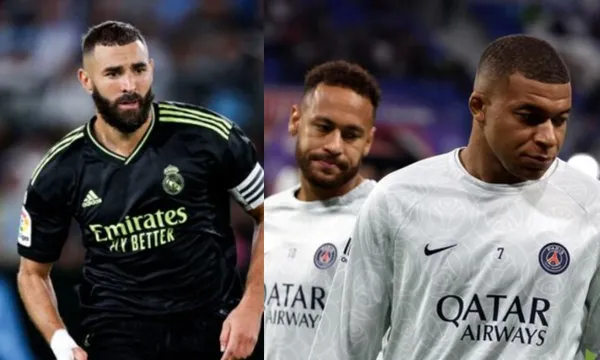 Before the Real Madrid game, this was the message Benzema received that Neymar, Mbappe and Messi did not lik