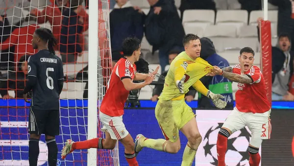 Benfica won 4-2 against Real Madrid - X @ligadecampeones