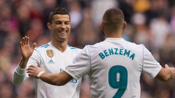 Benzema and Cristiano Ronaldo