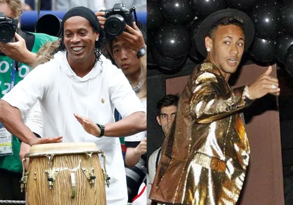 Both Brazilian legends like to party hard and now it was revealed who spent the most during his career.