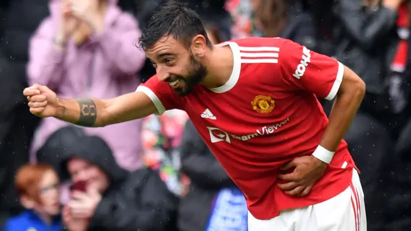 Bruno Fernandes scored a hat=trick against Leeds United in the first league match for Manchester United for the 2021-22 season. He becomes the first player since 1977 to do so.