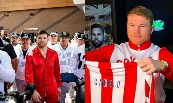 Canelo Álvarez is identified with the people of Guadalajara and even wore a Chivas jersey; prior to his fight, this is how the fighter reacted to the defeat of the Rebaño.