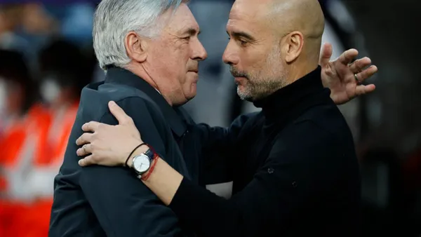 Carlo Ancelotti and Pep Guardiola
