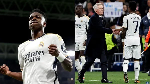 Carlo Ancelotti responded to criticism that Vincius Jr received for his attitude.