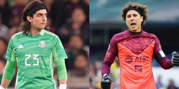 Carlos Acevedo was one of those sacrificed within the Mexican team in the match against Paraguay. While Acevedo was in goal, this was what Ochoa did