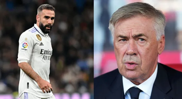 Carvajal was sent off against Vallecano, Ancelotti's words about the referee