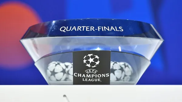 Champions League quarterfinals to be played in April.