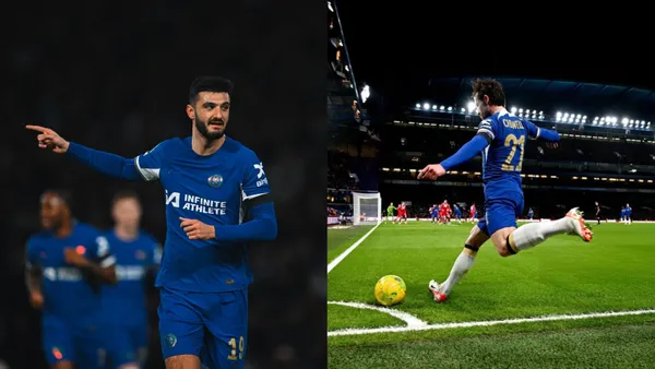 Chelsea are cruising in Stamford Bridge by winning 4-0 in the first half against Middlesbrough!