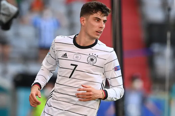 Chelsea record signing Kai Havertz missed Germany's game due to injury as he compounds Chelsea's striker problems.