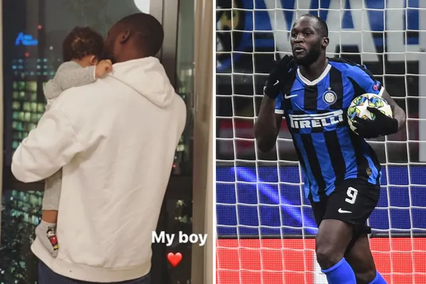Chelsea striker Romelu Lukaku has a son with former partner. He doesn't show the boy's face in pictures, what could be the reason?