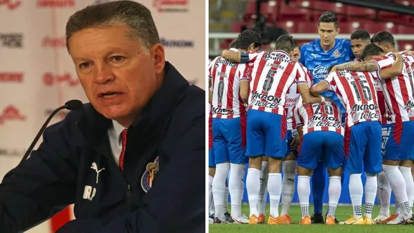 Chivas player who almost came to blows with Ricardo Pelaez during Verde Valle training session.