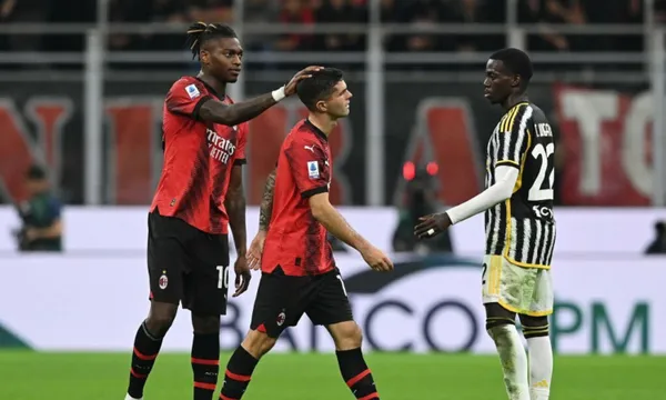 Christian Pulisic only played 43 minutes in AC Milan's defeat