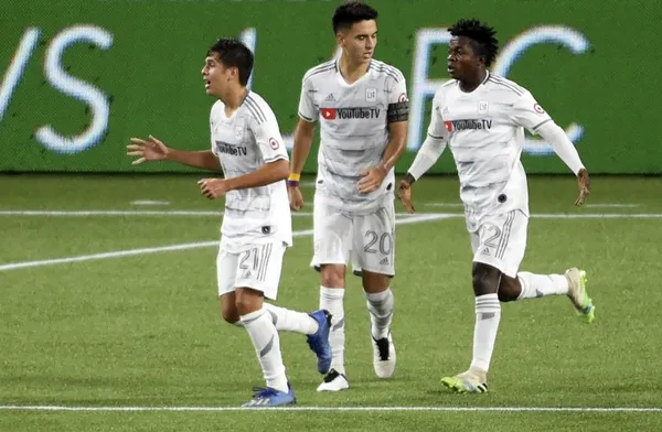Christian Torres took 12 games to score his first goal for LAFC. Torres scored the goal in Sunday's 1-1 draw against the Portland Timbers.