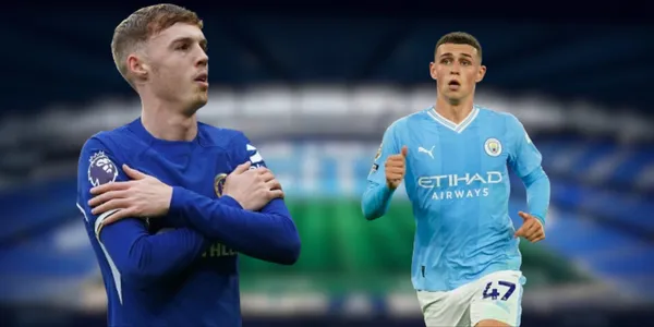 Cole Palmer and Phil Foden