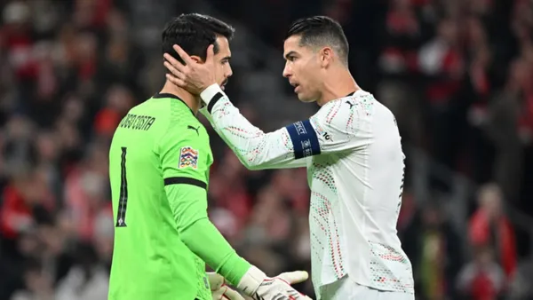 Costa and Ronaldo | Photo: @UEFAEURO