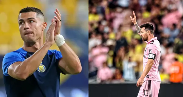 Cristiano does everything possible to play against Messi, this image confirms it